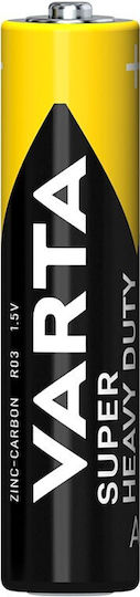 Varta Super Heavy Duty Цинкови батерии Цинк AAA 1.5V 4бр