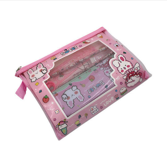 School Set Pink Shades Zipper Bag 9sxo83