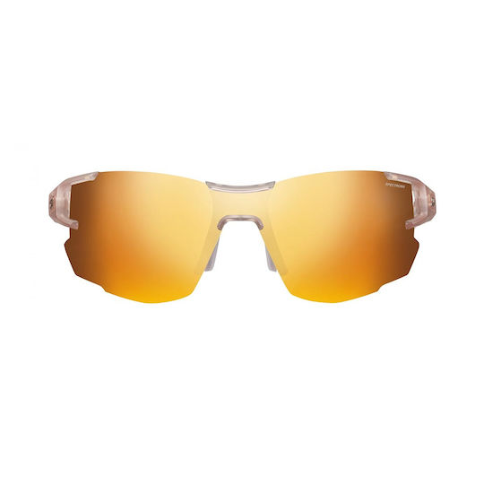 Julbo Cycling Glasses with Pink Frame & Mirror Lenses