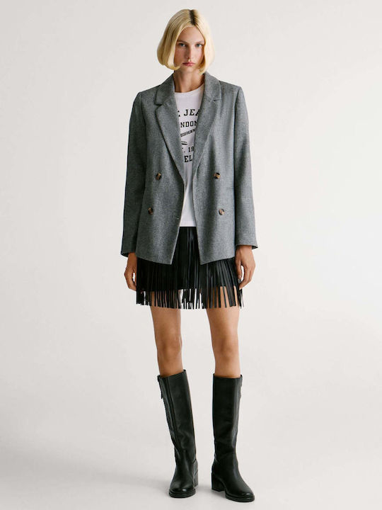 Pepe Jeans Women's Blazer Grey