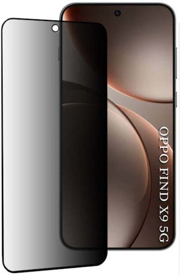 Full Glue Privacy Screen Protector Μαύρο (Oppo Find X9)