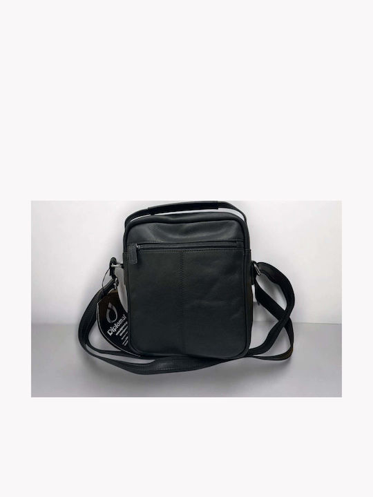 Leather Men's Bag Shoulder / Crossbody Black