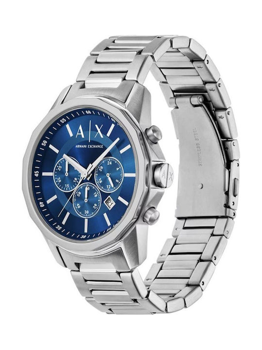 Armani Exchange Men's Watch Battery Silver