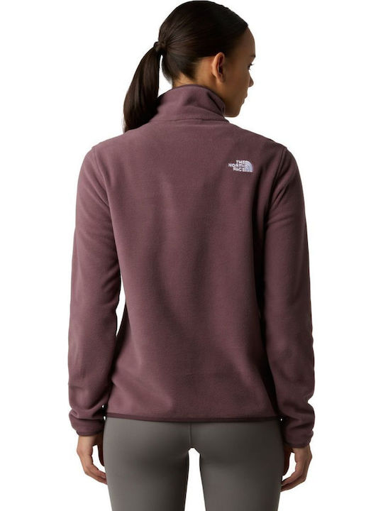 Glacier 1/4 Bluza Damă Polar Cu Fermoar Roz