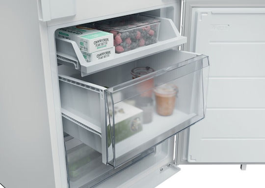 Candy Eingebauter Kühl-Gefrierkombination 251Es Total NoFrost H177.2xB54xT55cm. Weiß CNBQT3518E