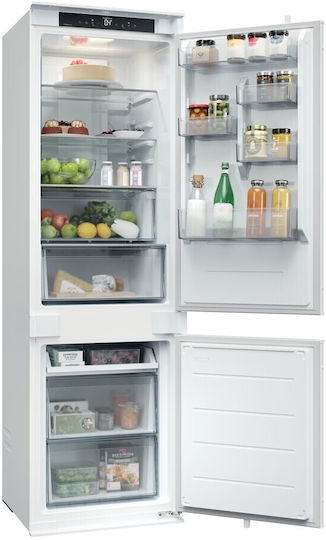 Candy Eingebauter Kühl-Gefrierkombination 251Es Total NoFrost H177.2xB54xT55cm. Weiß CNBQT3518E
