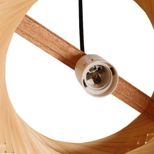 Agora Lighting Регулируема Висящо Осветително Тяло Черен Бохо с Цокъл E27