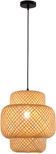 Agora Lighting Регулируема Висящо Осветително Тяло Черен Бохо с Цокъл E27