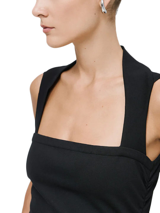 Bluza Damă Fără Mâneci Neagră