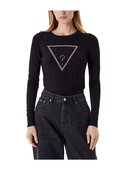 Damen Langarm Pullover Black