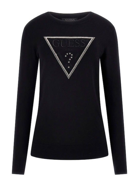 Damen Langarm Pullover Black
