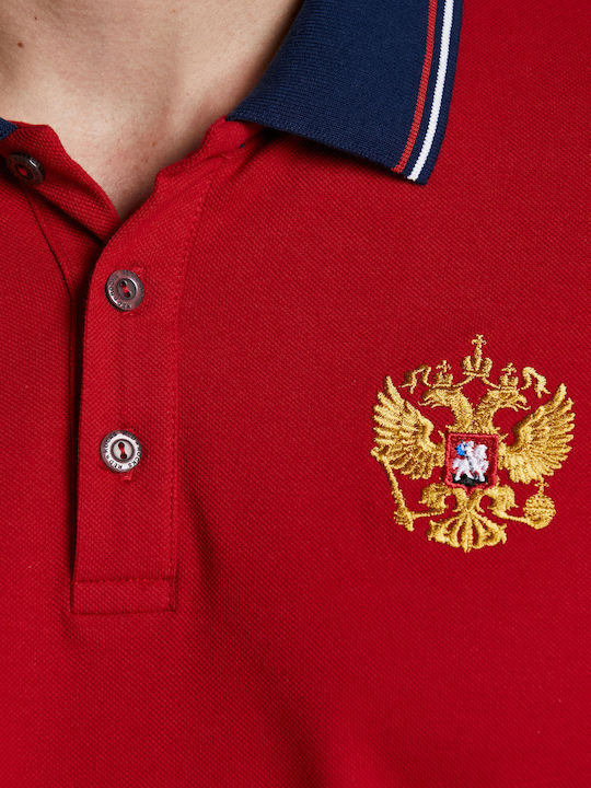 Polo Blouse Red