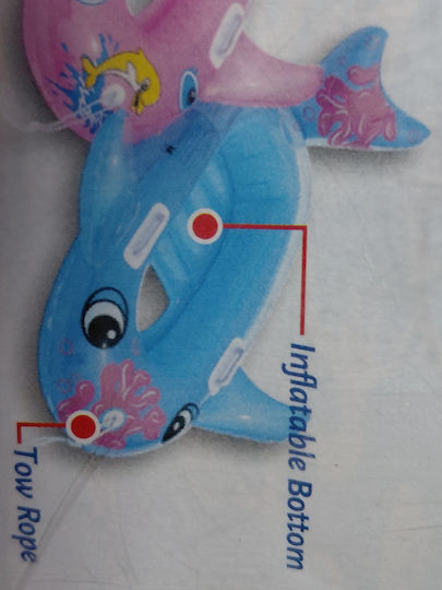 Bestway Delfin Barcă Gonflabilă pentru Copii Albastră 112x71buc Dolphin