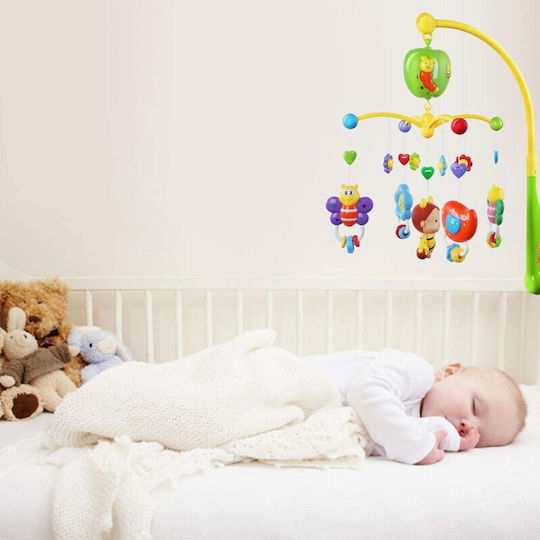 Mobile für Kinderbett mit Musik und Rotation für 0++ Monate