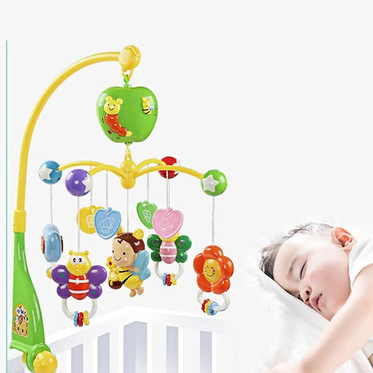 Mobile für Kinderbett mit Musik und Rotation für 0++ Monate