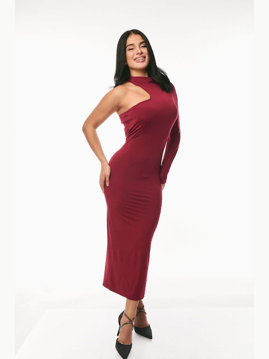 Maxi Abendkleid Burgundy