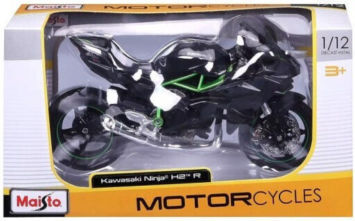 1:12 Мотоциклети Kawasaki Ninja H2 R Сив 48/31101