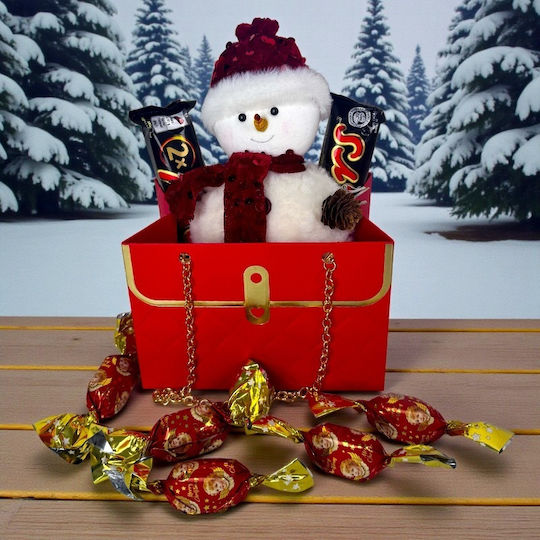 Secret Santa Package Kids Snowman Sweets In A Gift Bag