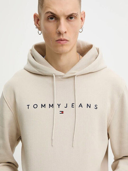 Sweatshirt with Hood Beige