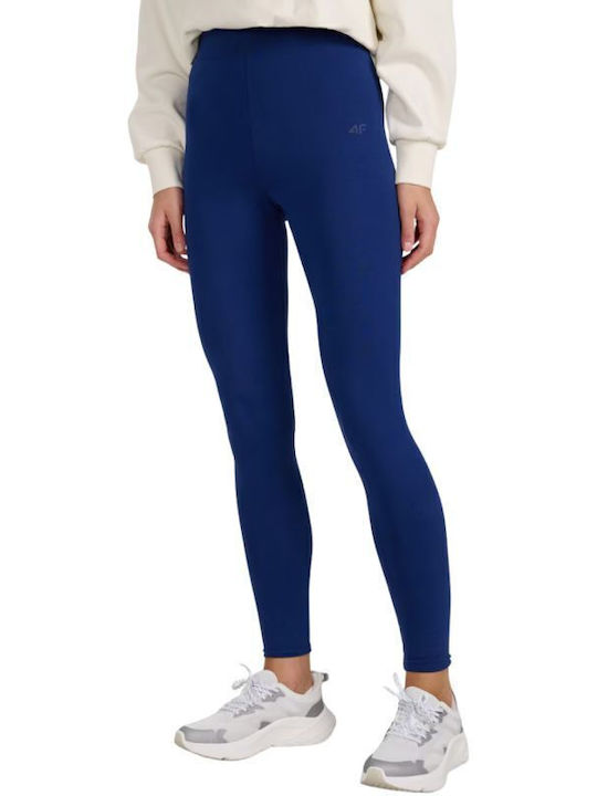 Cas F195 Women's Long Legging High Waisted Navy Blue