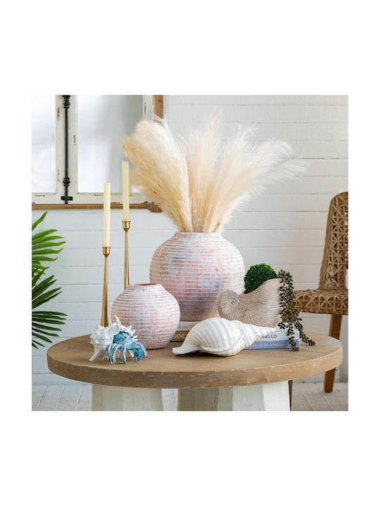 Artekko Decorative Vase Candia Orange 30x29x30cm