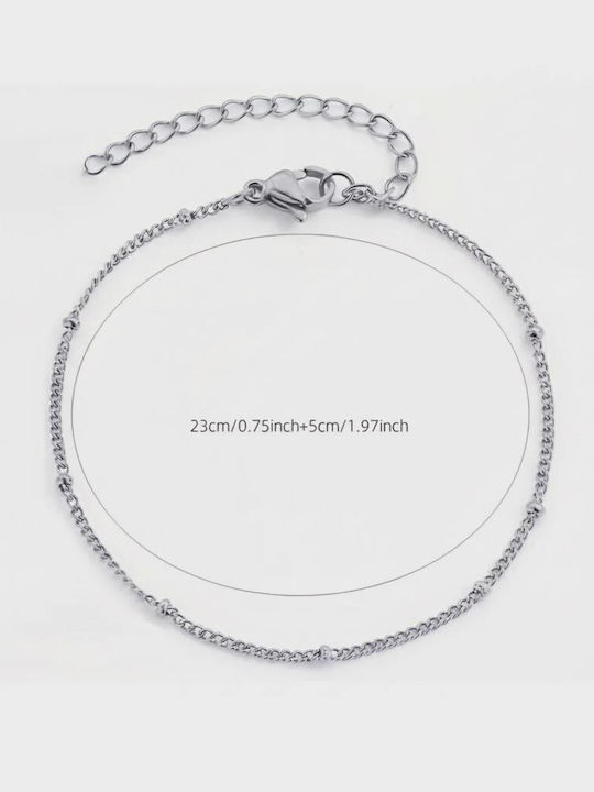 Meet Me At The Sunset Stainless Steel Foot Chain