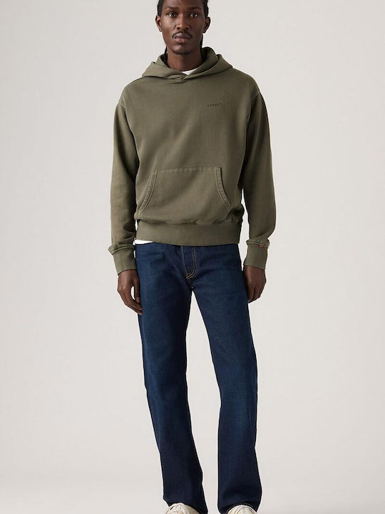 501® Original Ανδρικό Παντελόνι Τζιν με Regular Εφαρμογή Dark Wash