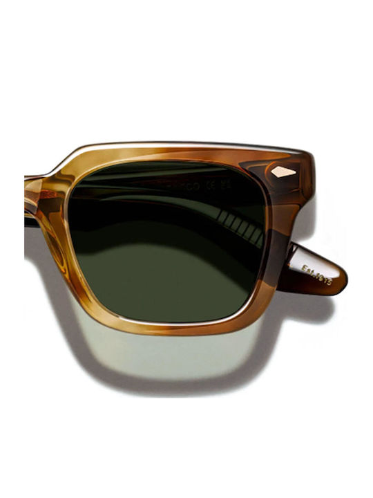 Moscot Grober Sun Unisex Sunglasses with Brown Frame and Brown