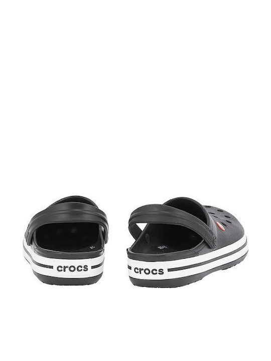 Crocs Crocband Ανδρικά Ανατομικά Σαμπό Μαύρα