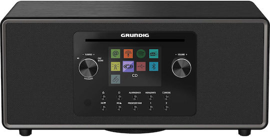 Grundig DTR 7100 Επιτραπέζιο Ραδιόφωνο Ρεύματος DAB+ με Bluetooth και USB Μαύρο