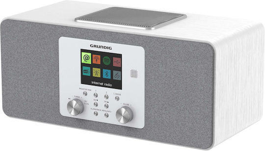 Grundig DTR 6100 Επιτραπέζιο Ραδιόφωνο Ρεύματος DAB+ με Bluetooth και USB Ασημί