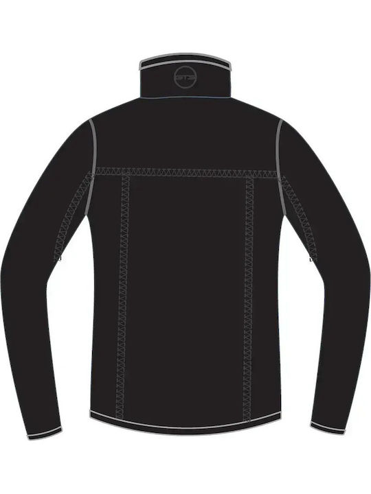 Men's Fleece Cardigan Black