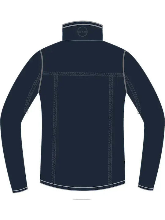 Men's Fleece Cardigan Navy