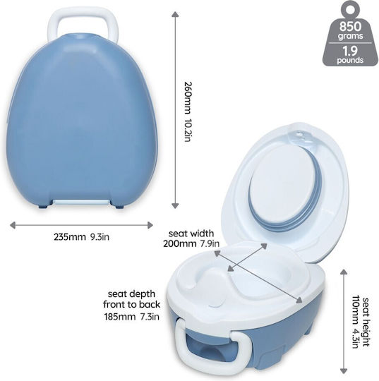 My Carry Potty Φορητό Γιο Γιο Μπλε έως 50kg