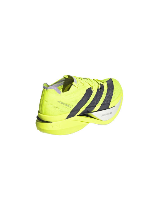 Adizero Prime X3 Strung Sport Shoes Running Solar Yellow