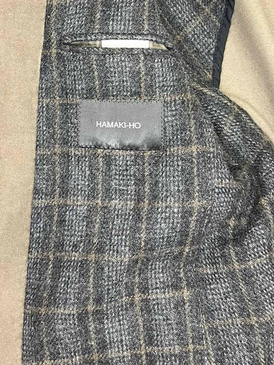 Men's Suit Jacket Slim Fit Brown