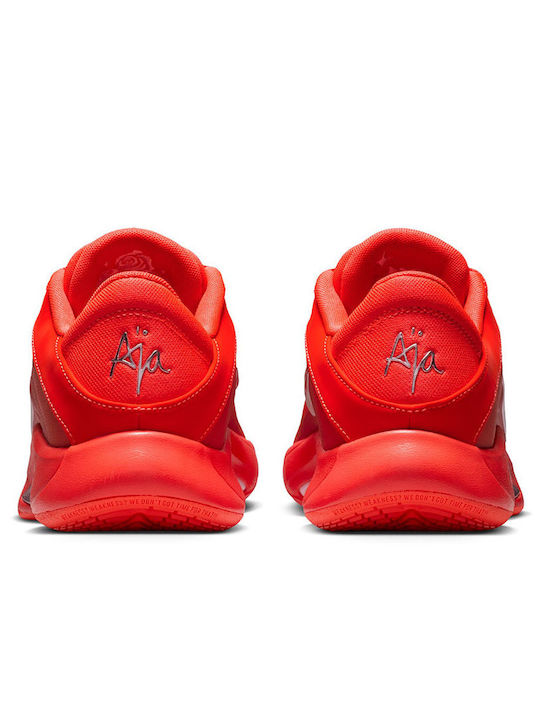 A'One Royal Flame Low Basketball Shoes Bright Crimson Light Crimson University Red Pink Foam
