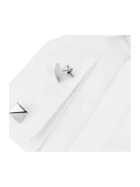 Venturi Butoni de culoare Argintiu