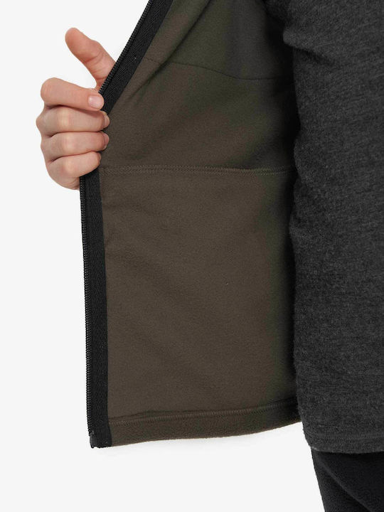 Αθλητική Παιδική Ζακέτα Fleece Brown