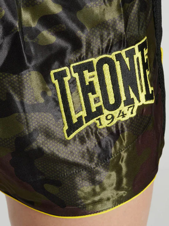 Leone Camo Thai Kick Fight Shorts Green