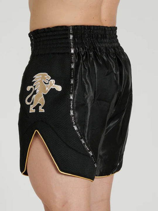 Leone Classic Thai Kick Fight Shorts-black