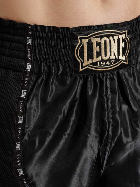 Leone Classic Thai Kick Fight Shorts-black