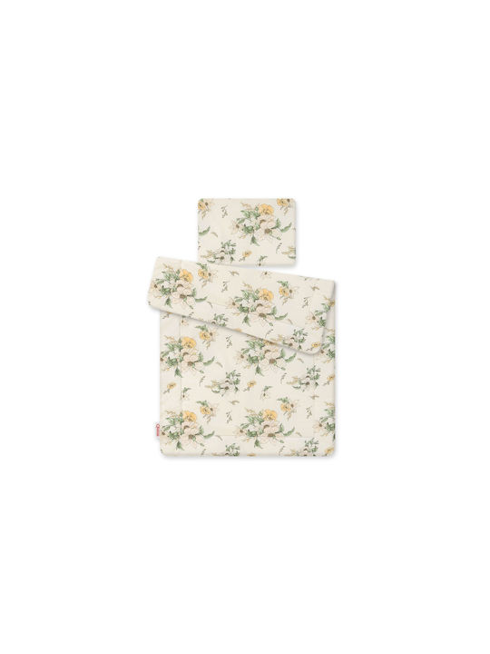 Newborn Комплект Бебешки Чаршафи За Количка Памучни Бежов 75x100бр