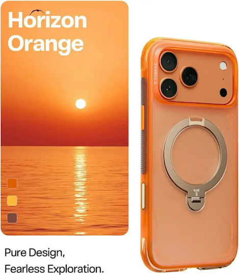 Torras Ostand Back Cover Portocaliu (iPhone 17 Pro Max)