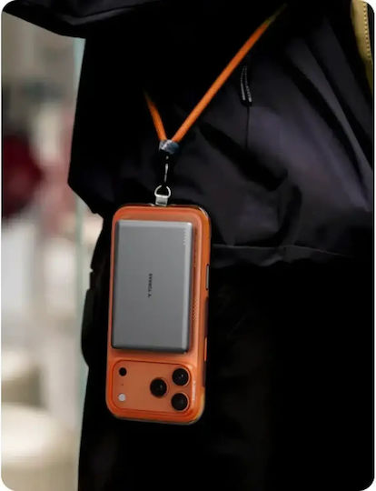 Torras Ostand Umschlag Rückseite Orange (iPhone 17 Pro)