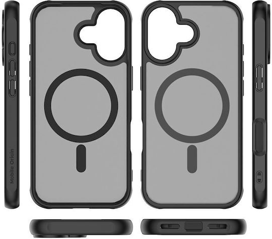 Mobile Origin Back Cover Σιλικόνης 1.5mm Μαύρο (iPhone 17)