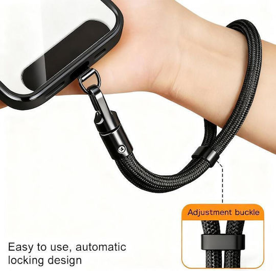 Adjustable Mobile Phone Wrist Cord Xdcase Flange Dark Purple