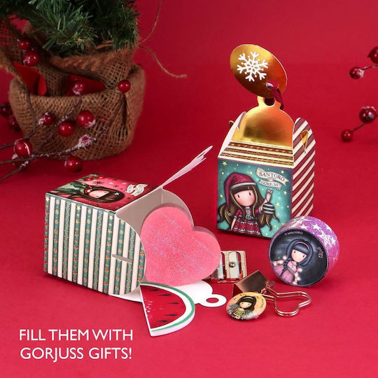 Santoro Merry And Bright Christmas Box for Gift Multicolour