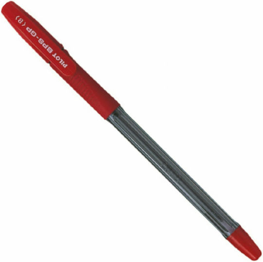 Pilot BPS-GP Stift Kugelschreiber 1.2mm Rot mit Rot Tinte