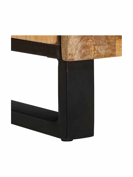 vidaXL Wohnzimmer Vitrine aus Braunes Massivholz 40x33x110cm